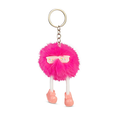 Bubbles Pink Puff Pal Keychain