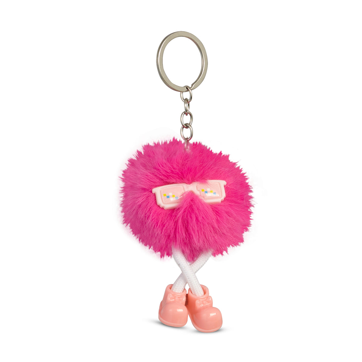 Bubbles Pink Puff Pal Keychain