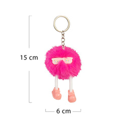 Bubbles Pink Puff Pal Keychain
