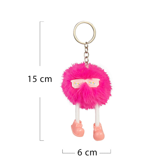 Bubbles Pink Puff Pal Keychain