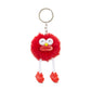 Blaze Red Puff Pal Keychain