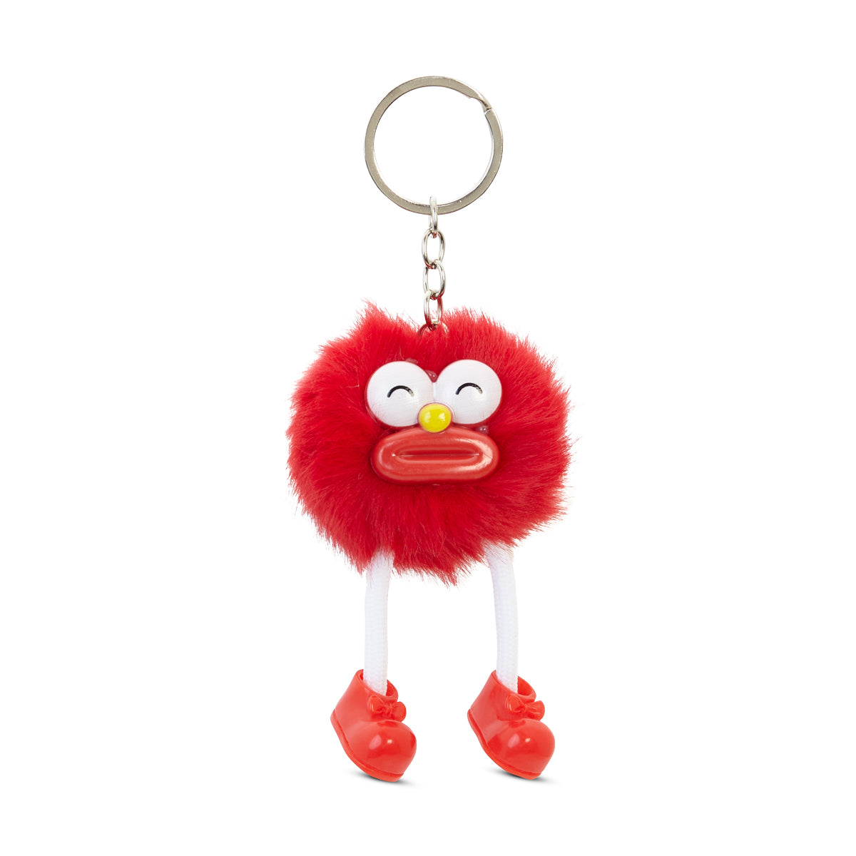Blaze Red Puff Pal Keychain
