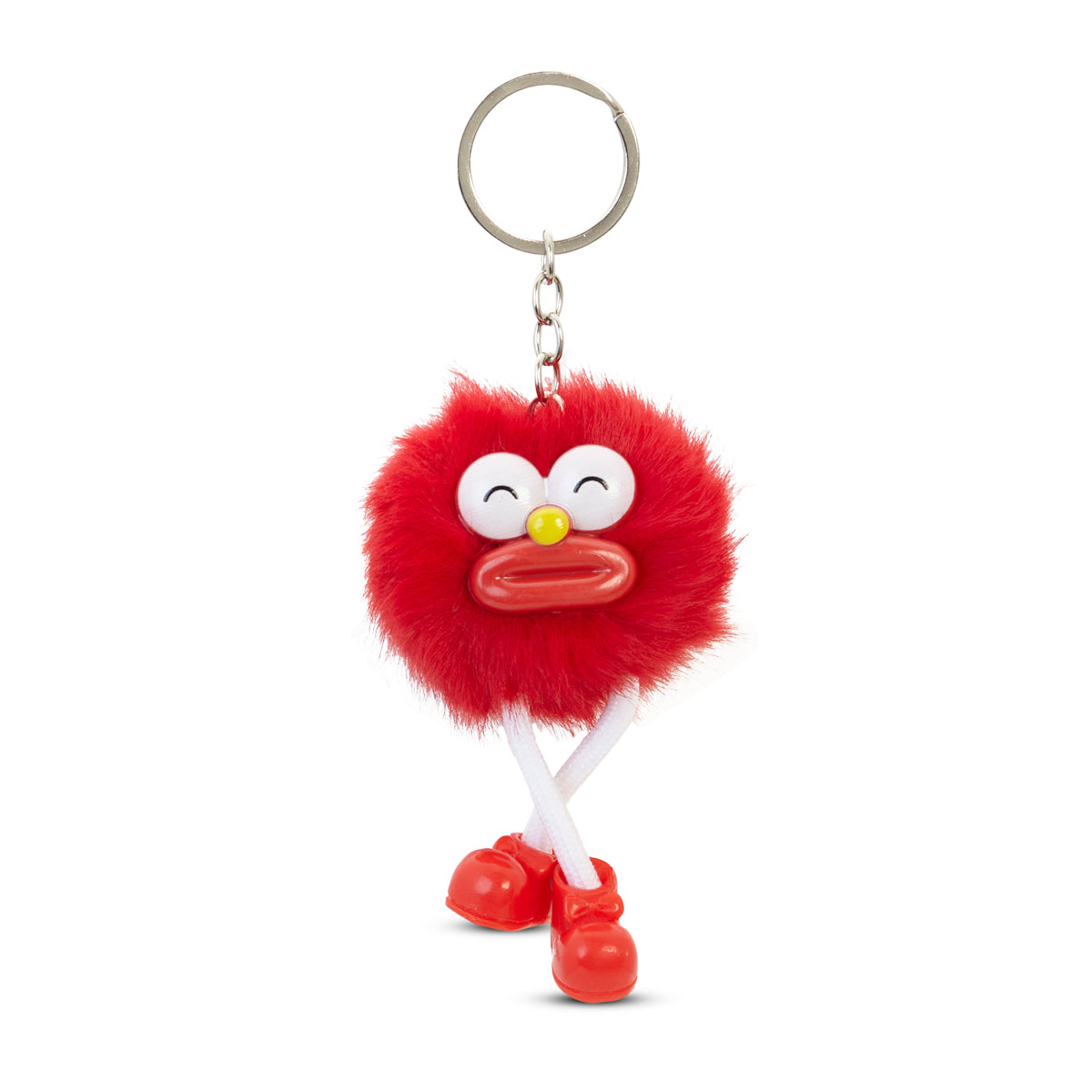 Blaze Red Puff Pal Keychain