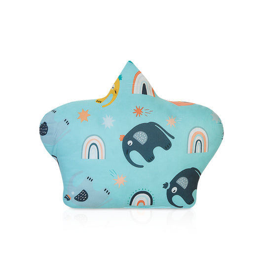 Teal Newborn Pillow – Dreamy Elephant