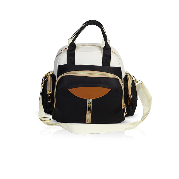 Midnight Black Diaper Bag