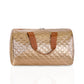 Quilted Statement Duffles - Rose Gold