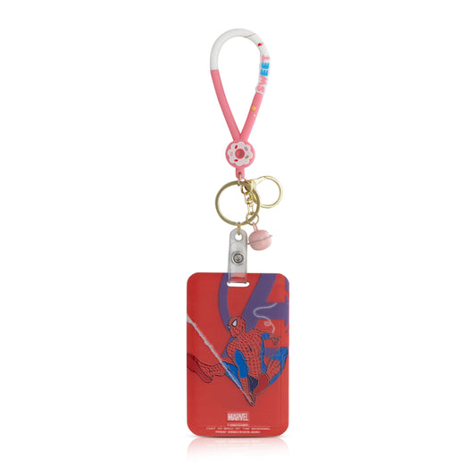 Superhero ID Card Holder Keychain