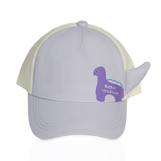 Lavender Dino Kids Cap
