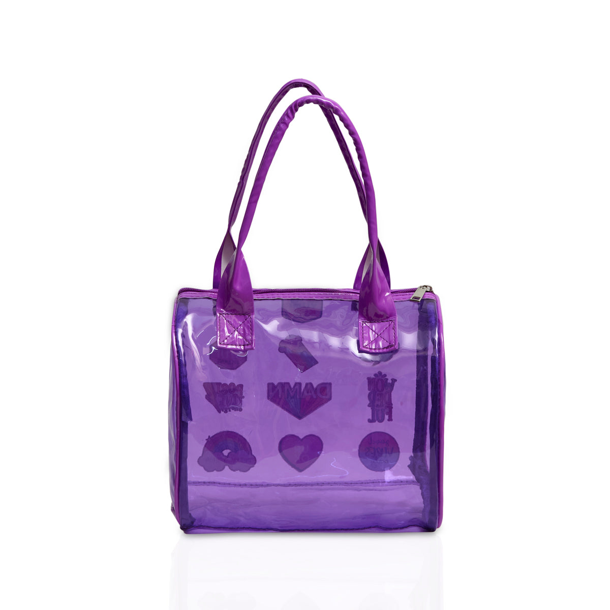 Purple Mini Me Waterproof Pop Tote