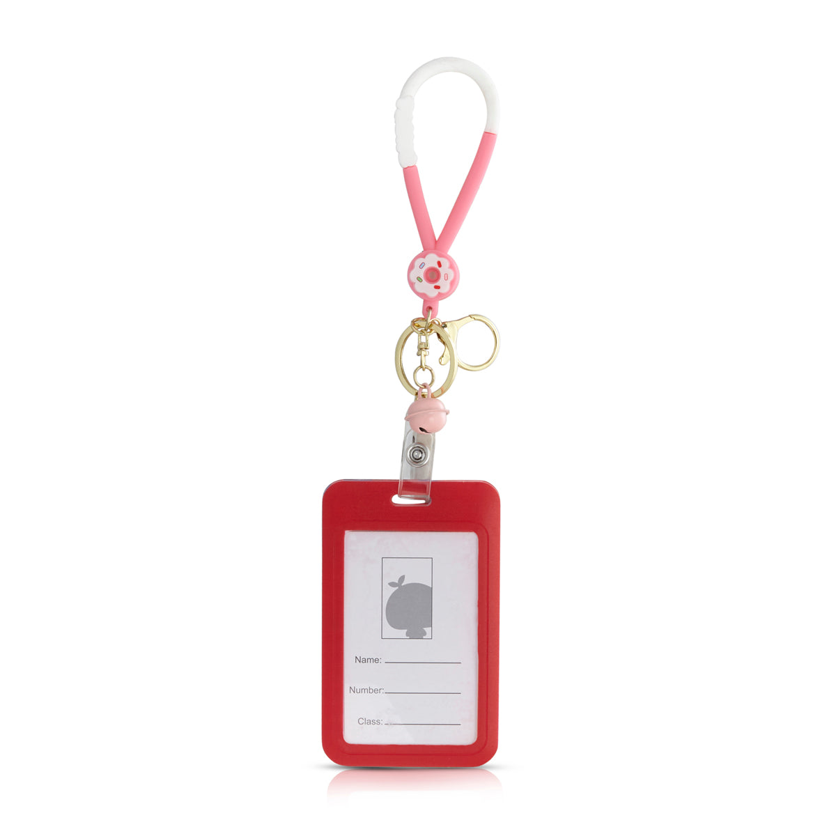 Superhero ID Card Holder Keychain