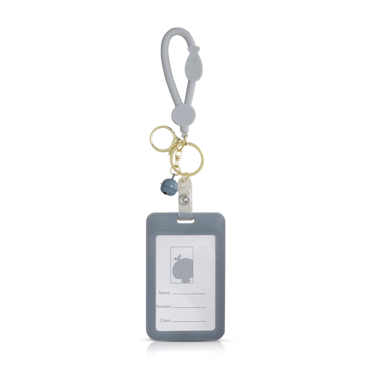 Superhero ID Card Holder Keychain
