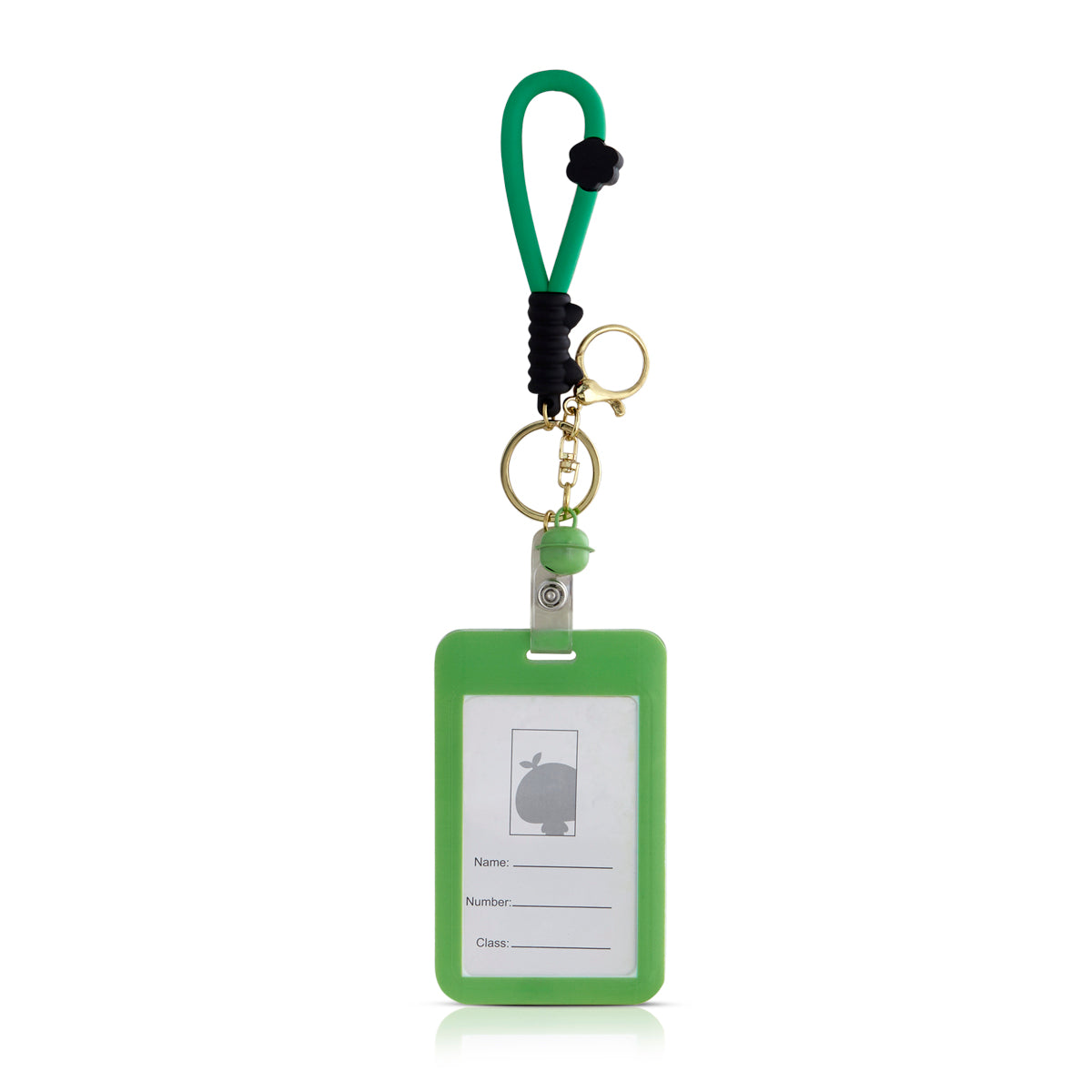 Superhero ID Card Holder Keychain