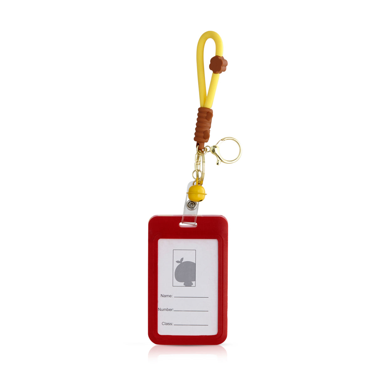 Superhero ID Card Holder Keychain