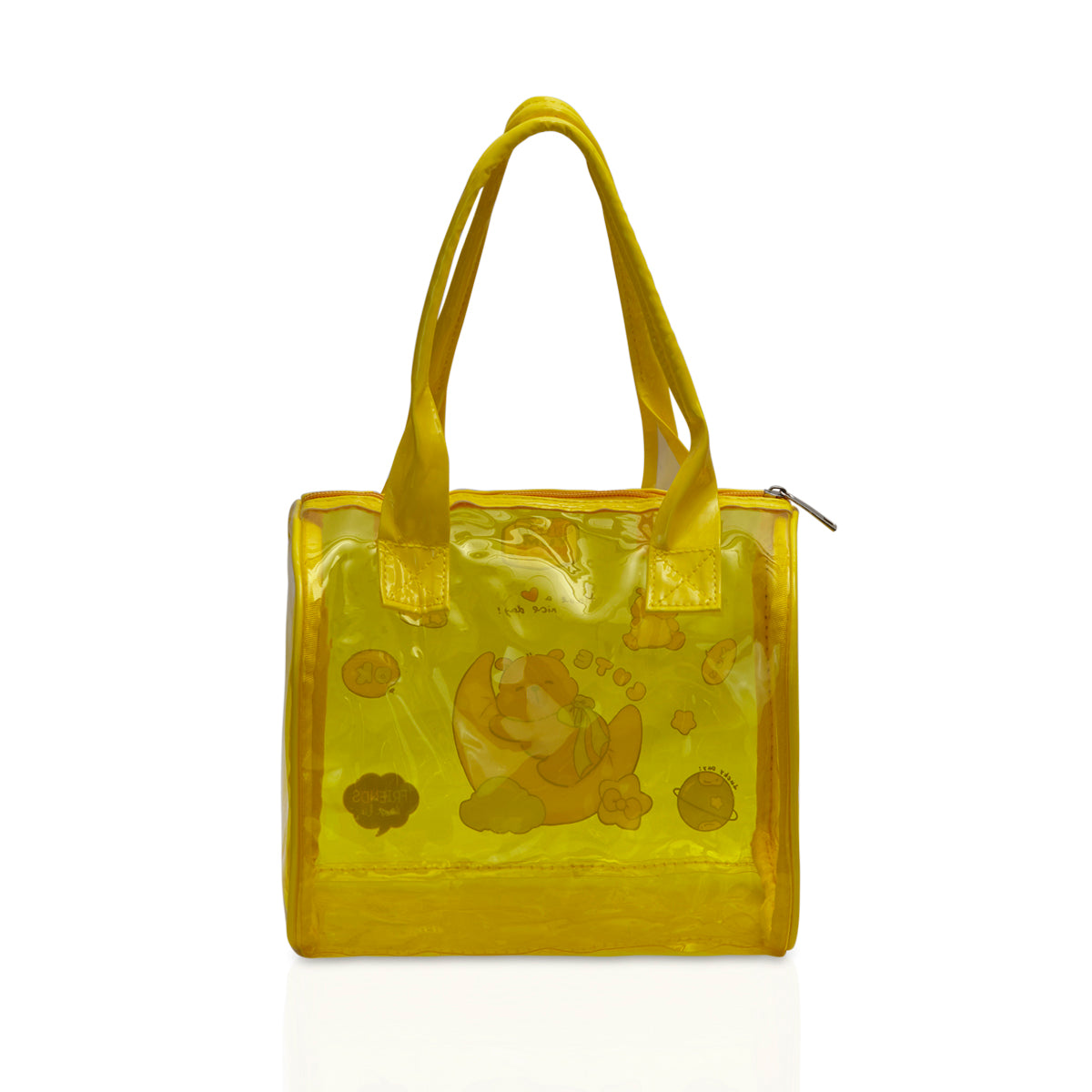 Yellow Mini Me Waterproof  Pop Tote