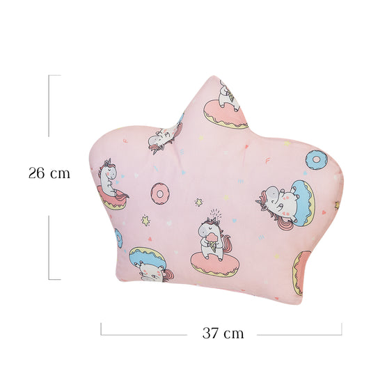 Pink Newborn Pillow – Magic Unicorn