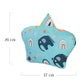 Teal Newborn Pillow – Dreamy Elephant
