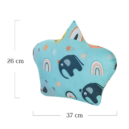 Teal Newborn Pillow – Dreamy Elephant
