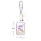 Cute Unicorn ID Card Holder Keychain
