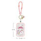 Cute Unicorn ID Card Holder Keychain