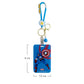 Superhero ID Card Holder Keychain