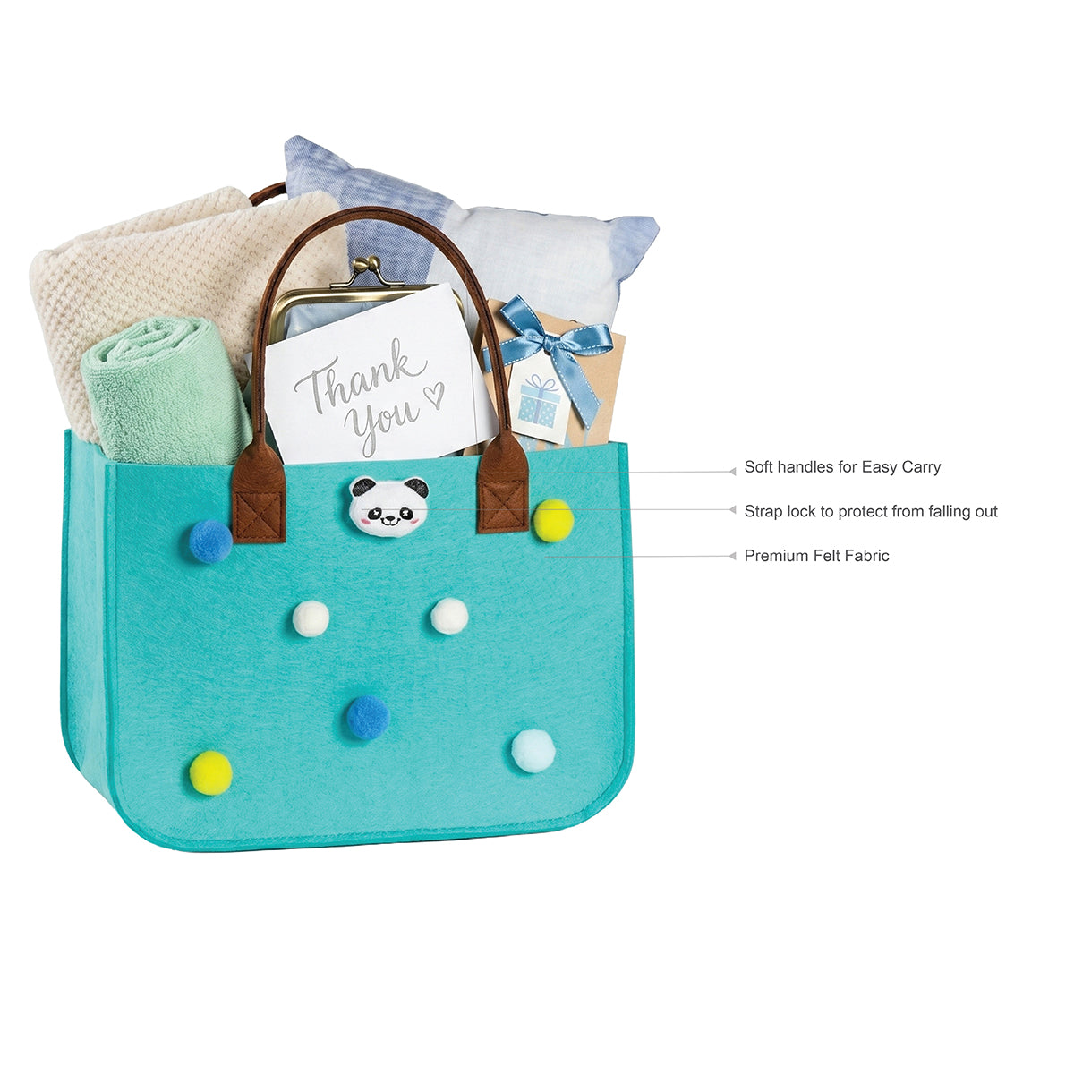 Premium Green Hamper Gift Bag