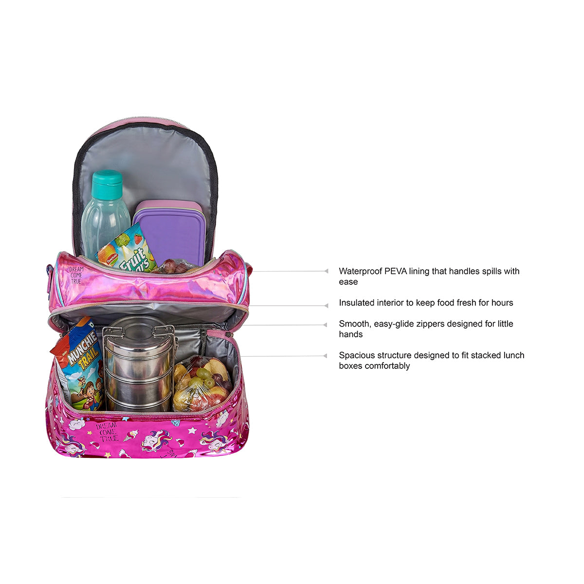 Unicorn - Stack Kids insulated Lunch Bag
