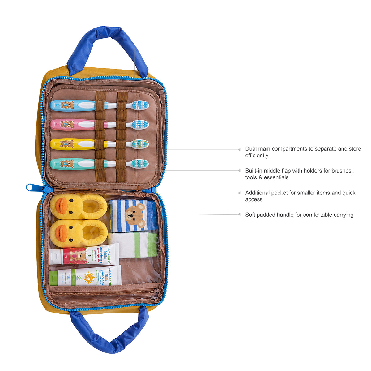 Kids Travel Organizer All in One - Tan