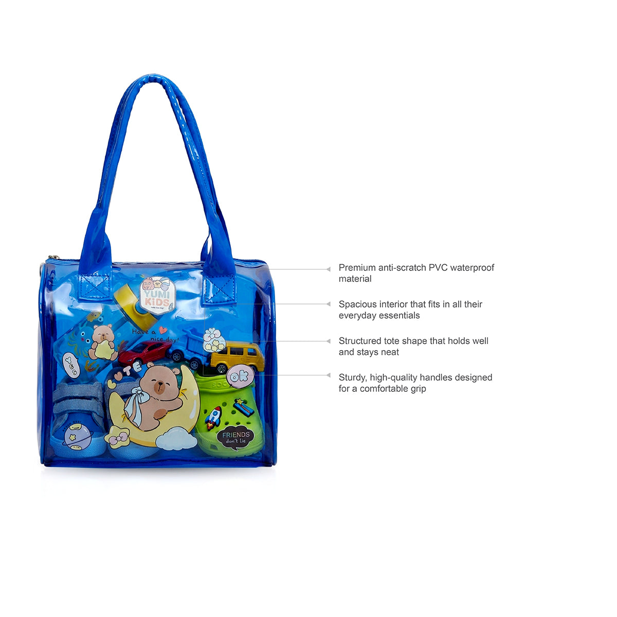 Blue Mini Me Waterproof Pop Tote