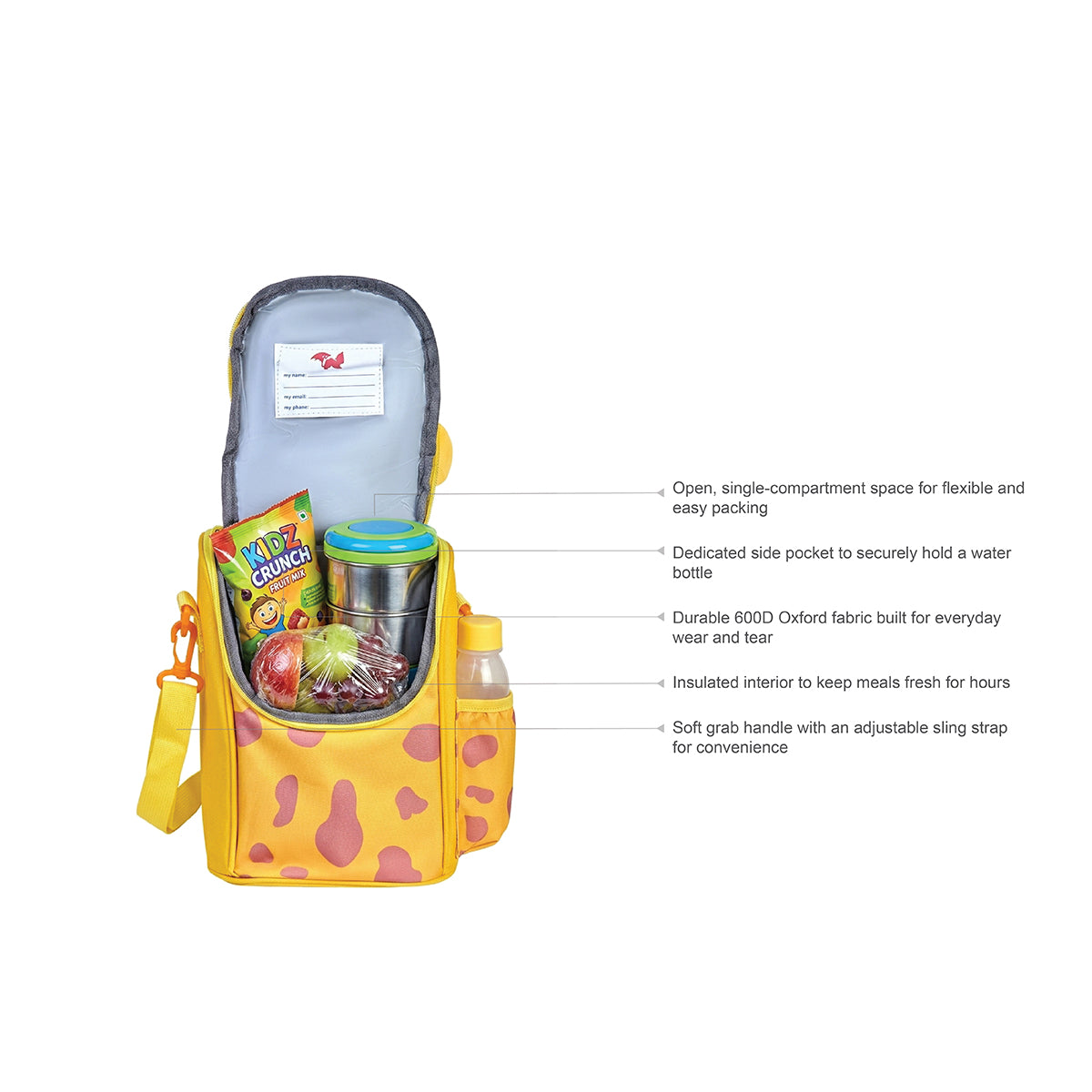 Little Giraffe Smart Kids Insulated Lunch Bag