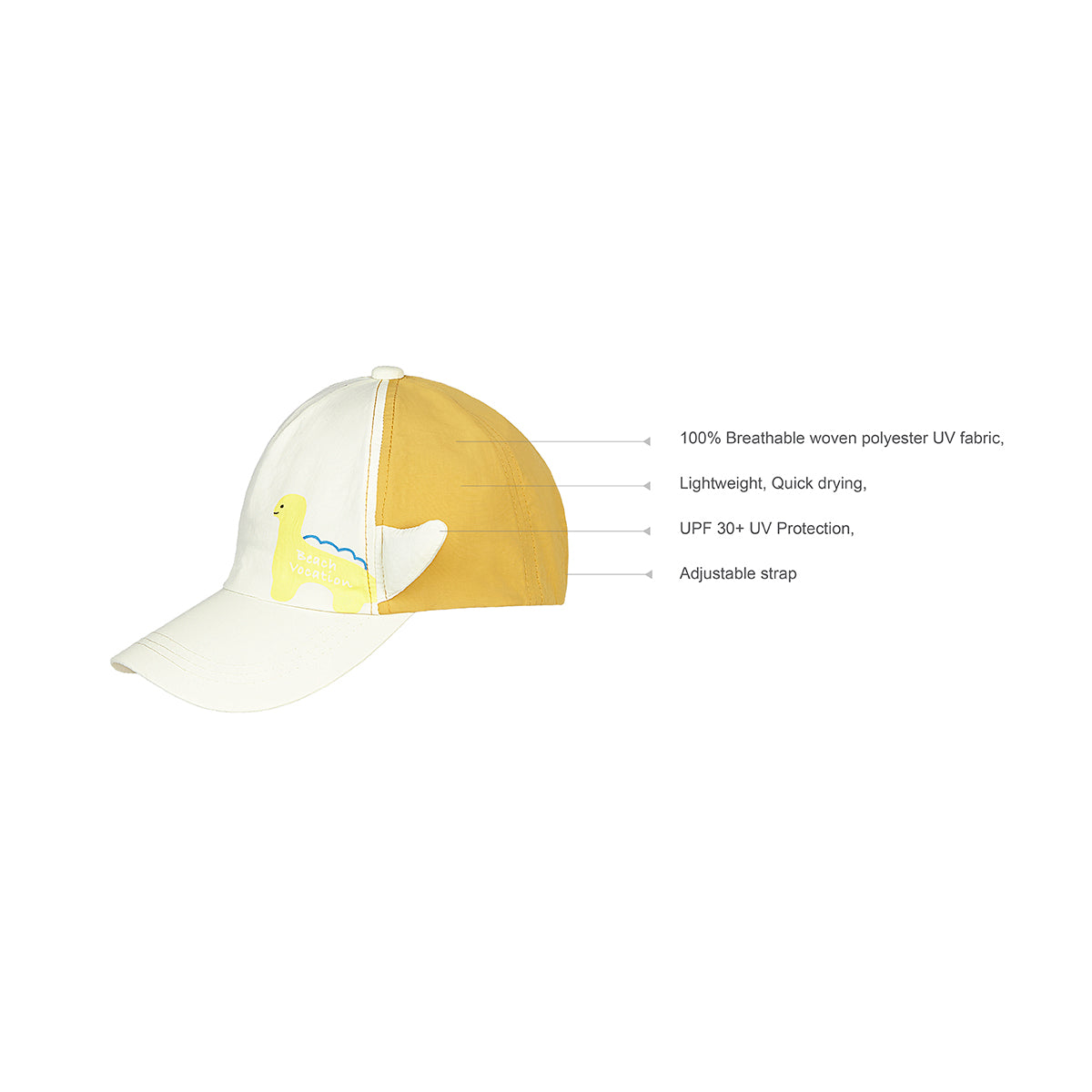 Tan Dino Kids Cap
