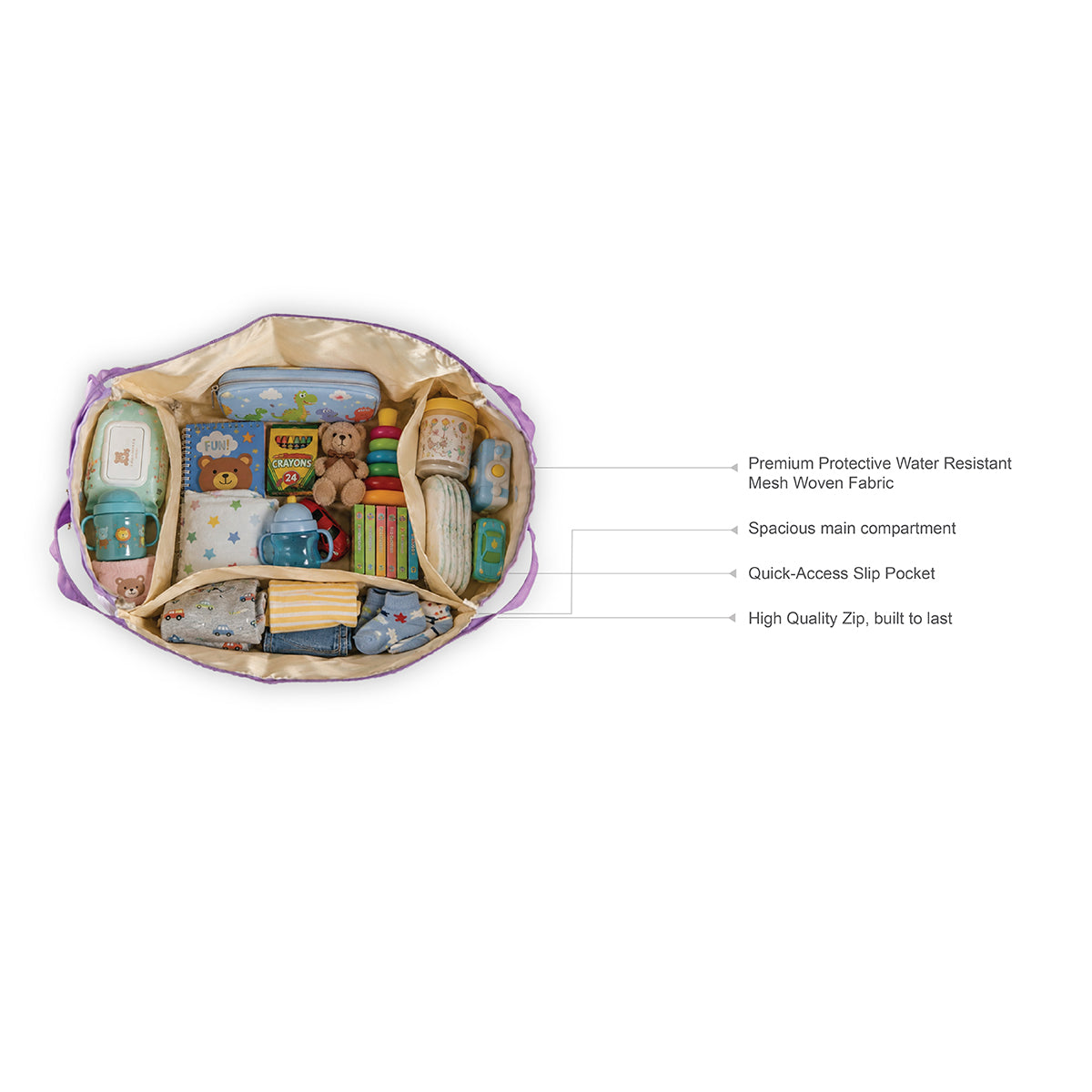 Urban Explorers Lavender Tote Bag