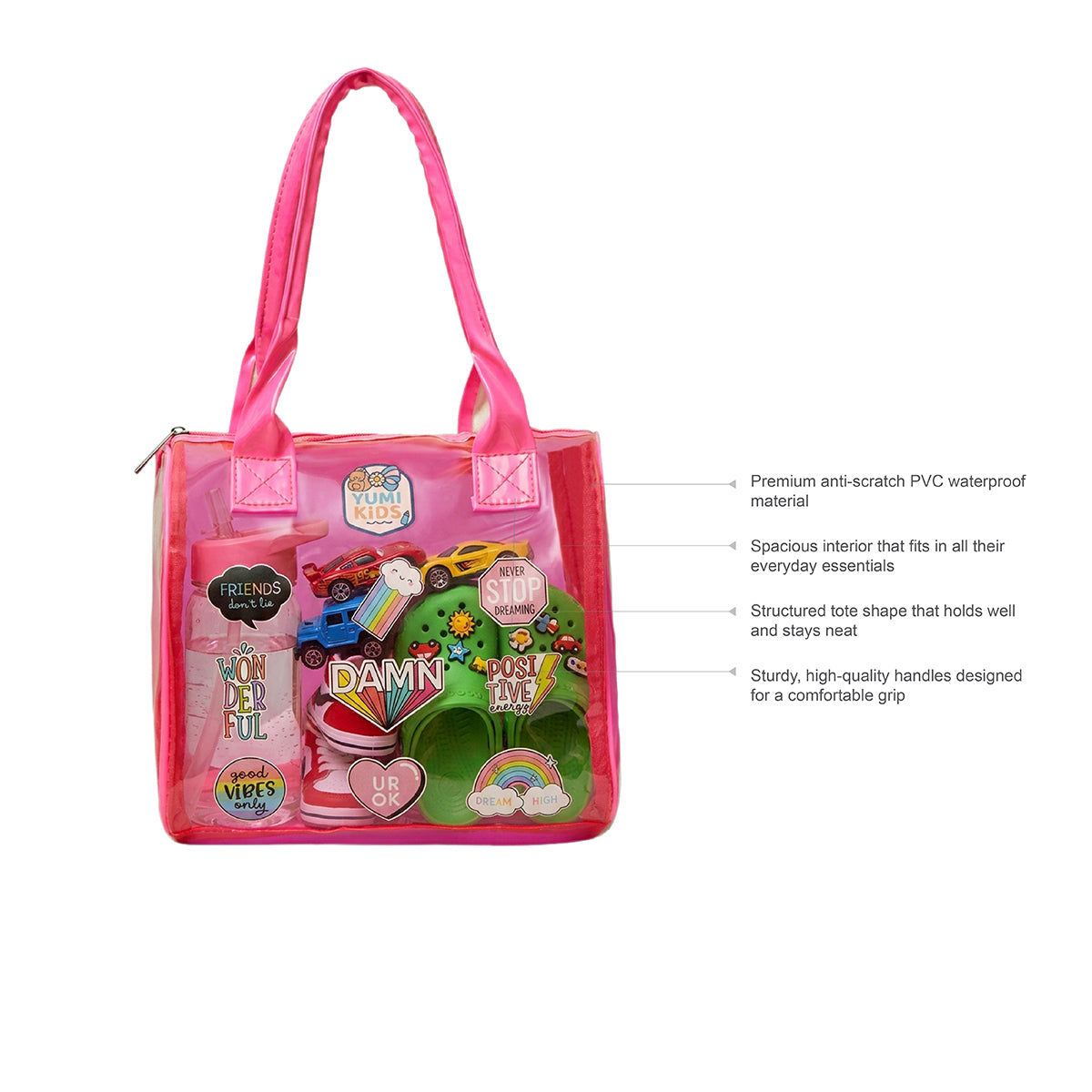 Pink Mini Me Waterproof Pop Tote