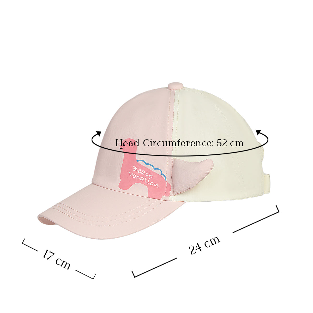 Pink Dino Kids Cap