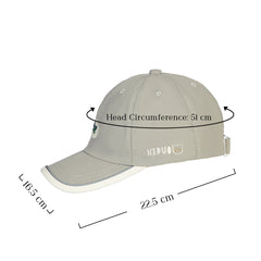 Grey Reflective Kids Caps