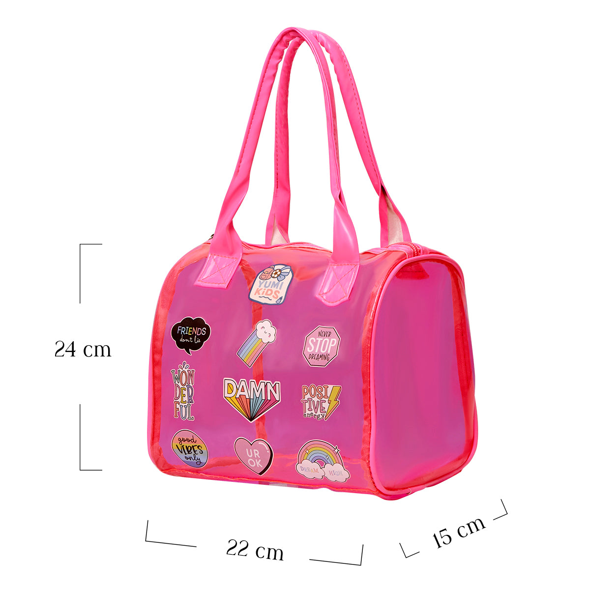 Pink Mini Me Waterproof Pop Tote