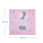 Pink Reversible Newborn Quilt Blanket & Towel