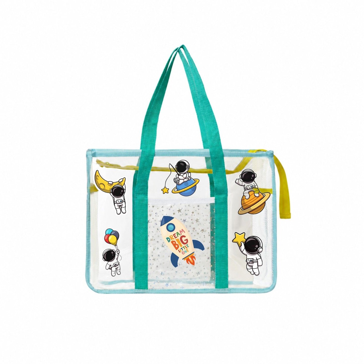 Ocean Blue Waterproof Tote - Space