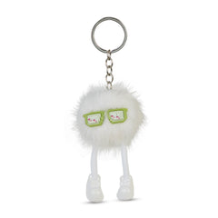 Snowy White Puff Pal Keychain