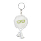 Snowy White Puff Pal Keychain