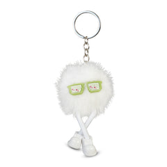 Snowy White Puff Pal Keychain