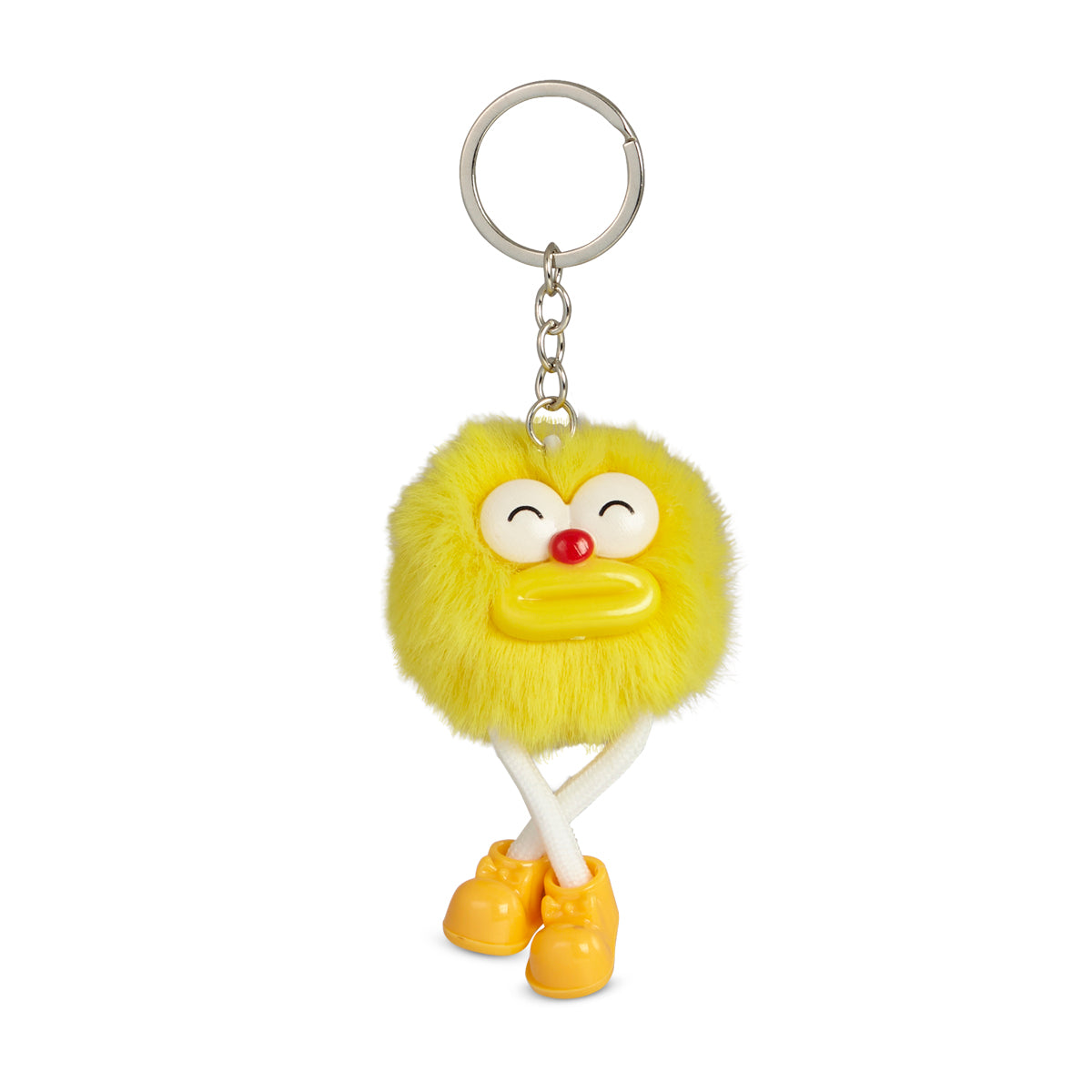 Sunny Yellow Puff Pal Keychain