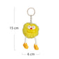 Sunny Yellow Puff Pal Keychain